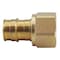 Apollo 3/4 in. Brass PEX-A Expansion Barb x 3/4 in. FNPT Female Swivel Adapter EPXFA34S - alternate 1
